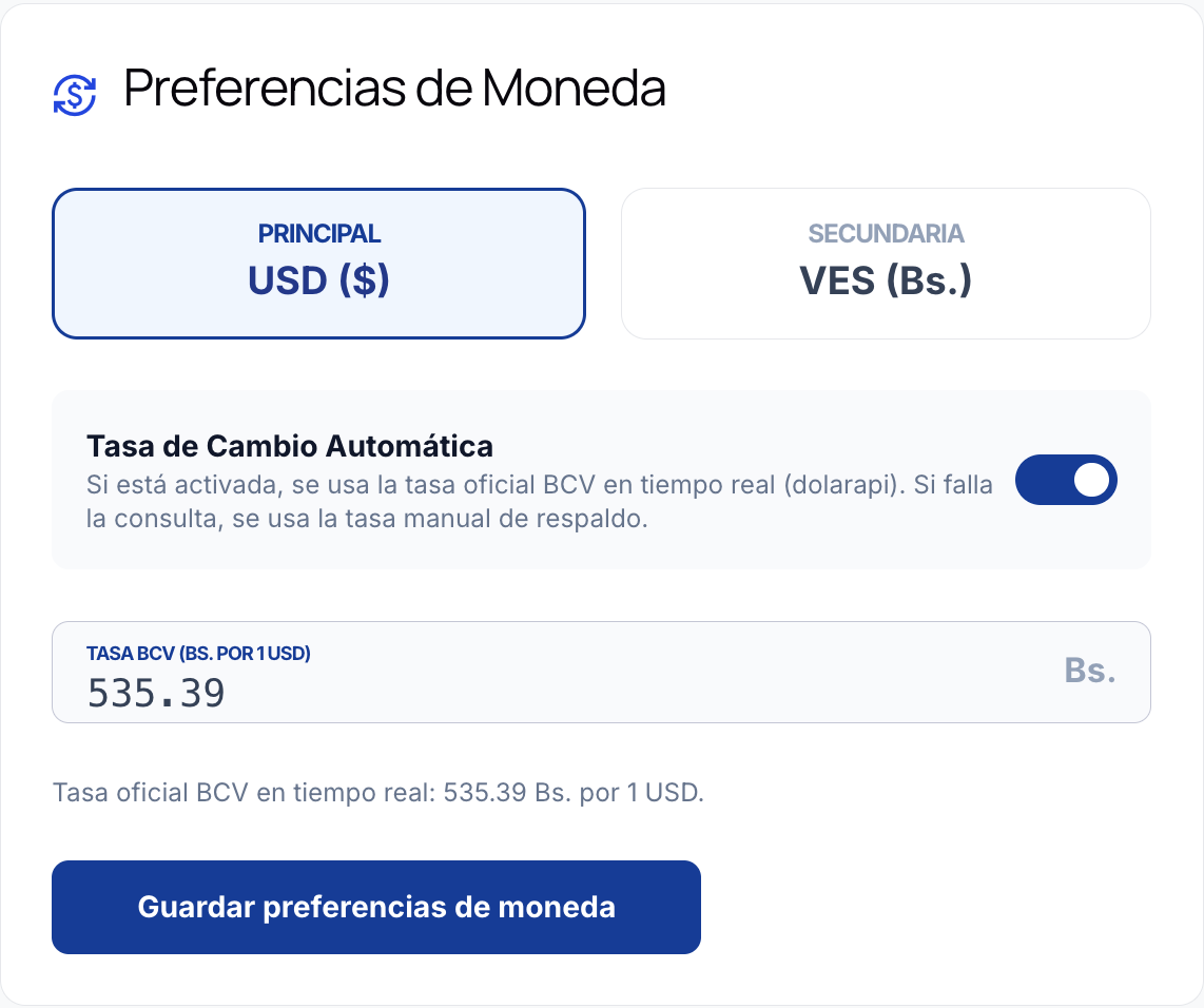 Precios al día, sin recalcular nada a mano